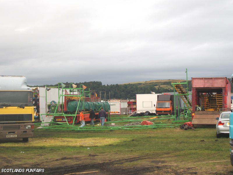 Ervin Gambles Rollercoaster Pulling Down