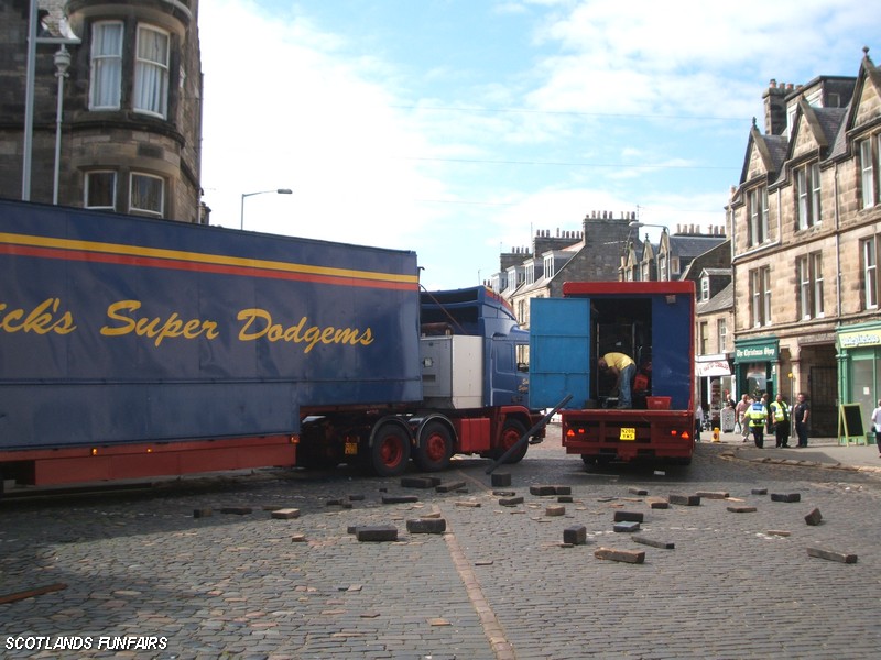 Joe Sedgwicks Dodgems Building Up