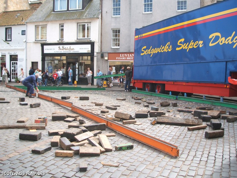 Joe Sedgwicks Dodgems Building Up