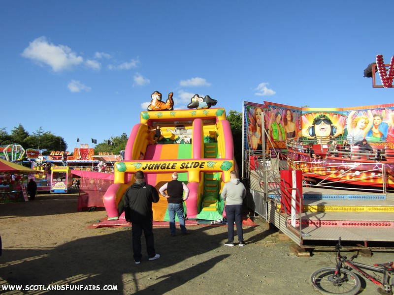 Michael Clarkes Inflatable Slide